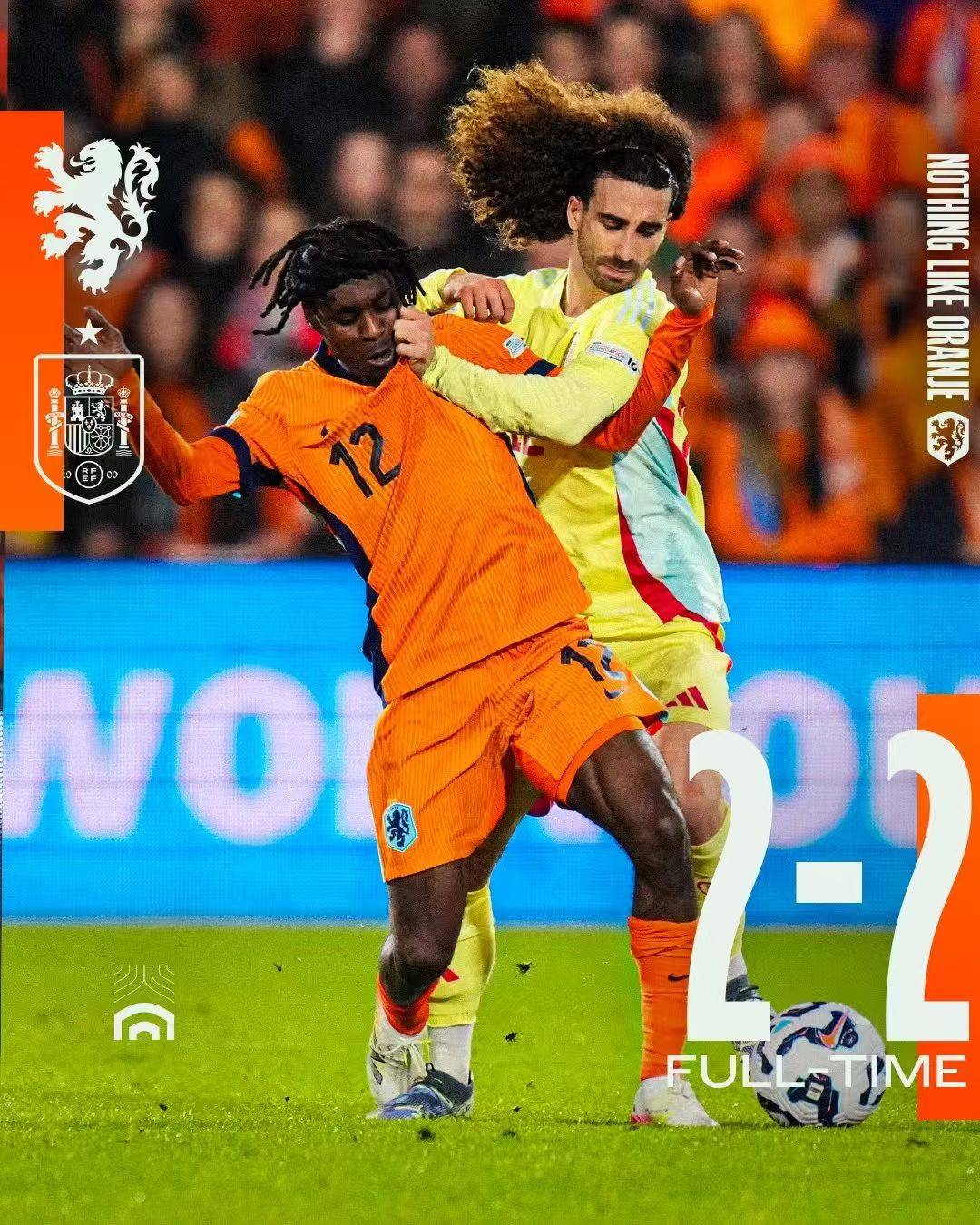 荷兰国家队备战，与斯洛文尼亚队碰撞